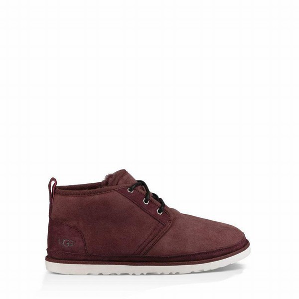 Burgundy UGG Neumel Twinface Boots For Men | UK 00766
